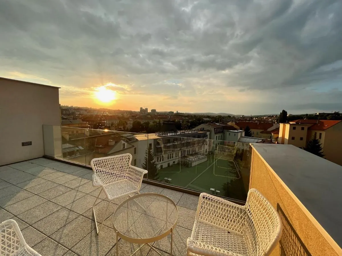 Brno City Center Apartment With Parking And A Big Terrace