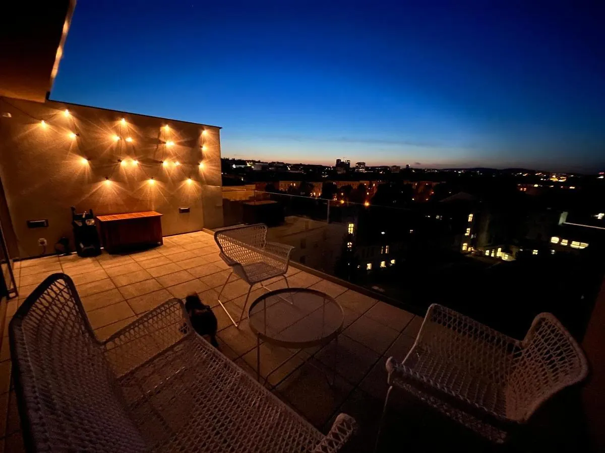 Brno City Center Apartment With Parking And A Big Terrace